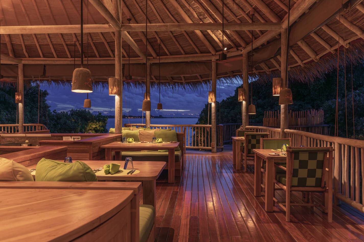 Six Senses  Laamu Restaurant interior